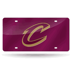 Cleveland Cavaliers Colored 12" x 6" Laser Cut Tag For Car/Truck/SUV