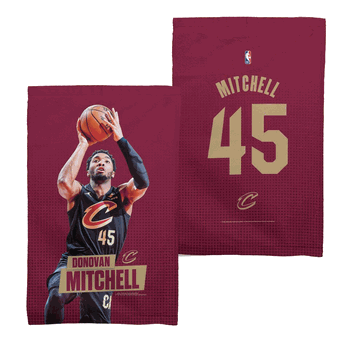 Cleveland Cavaliers Donovan Mitchell NBA  2 Pack Fan Towel 16x25 inches