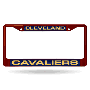 Cleveland Cavaliers Maroon Laser Colored Chrome Frame