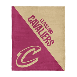 Cleveland Cavaliers NBA Halftone Silk Touch Throw Blanket 46x60 inches