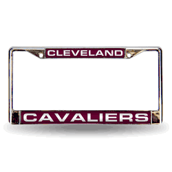 Cleveland Cavaliers Red Laser Chrome Frame