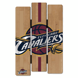 Cleveland Cavaliers Sign 11x17 Wood Fence Style