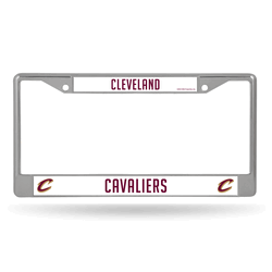 Cleveland Cavaliers Standard Chrome Frame with Plastic Inserts 12" x 6" Car/Truck Auto Accessory