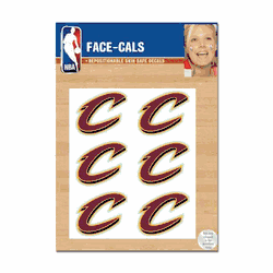 Cleveland Cavaliers Tattoo Face Cals