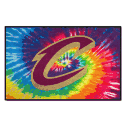 Cleveland Cavaliers Tie Dye Starter Mat Accent Rug - 19in. x 30in.