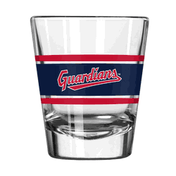 Cleveland Guardians 2oz Stripe Shot Glass