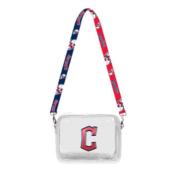 Cleveland Guardians 3D Logo Clear Fanny Fan Purse