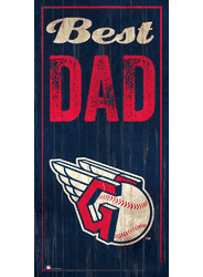 Cleveland Guardians Best Dad 6x12 Sign