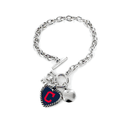 Cleveland Guardians Bracelet Charmed Sport Love Baseball