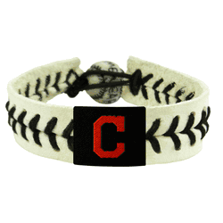 Cleveland Guardians Bracelet Genuine Baseball C Logo CO