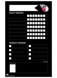 Cleveland Guardians Chore Chalk Board 11x19 Sign