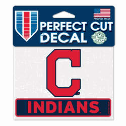 Cleveland Guardians Decal 4.5x5.75 Perfect Cut Color