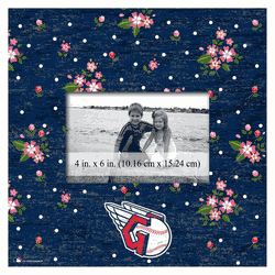 Cleveland Guardians Floral 10x10 Frame