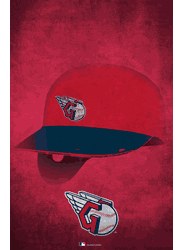 Cleveland Guardians Ghost Helmet 17x26