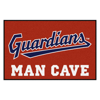 Cleveland Guardians Man Cave Starter Mat Accent Rug - 19in. x 30in.