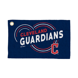 Cleveland Guardians MLB Droplets Waffle Fan Towel 16x25 inches