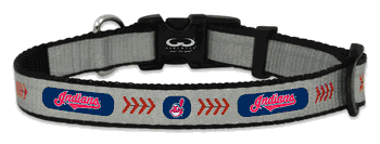 Cleveland Guardians Pet Collar Reflective Baseball Size Toy CO