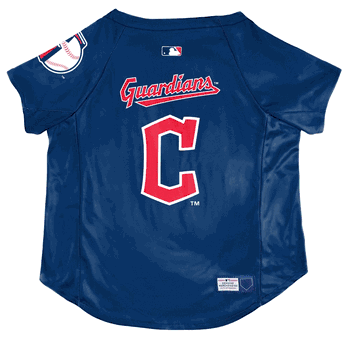 Cleveland Guardians Pet Stretch Jersey  - Small