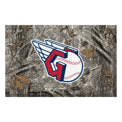 Cleveland Guardians Rubber Scraper Door Mat Camo