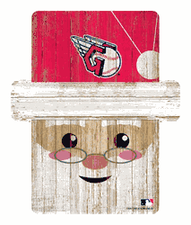 Cleveland Guardians Santa Ornament