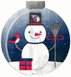 Cleveland Guardians Snowglobe 12in Wall Art