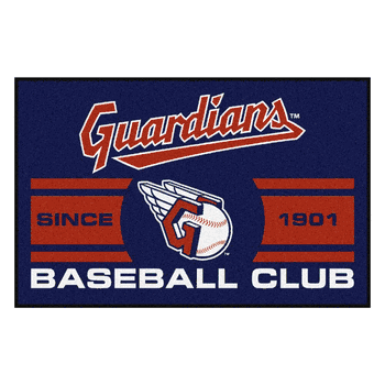 Cleveland Guardians Starter Mat Accent Rug - 19in. x 30in., Uniform Design