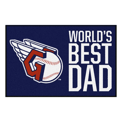 Cleveland Guardians Starter Mat Accent Rug - 19in. x 30in. World's Best Dad Starter Mat