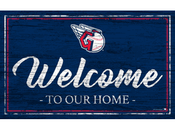Cleveland Guardians Team Color Welcome 11x19 Sign