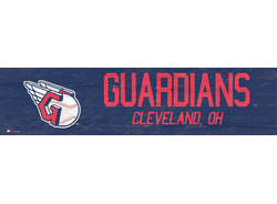 Cleveland Guardians Team Name 6x24 Sign
