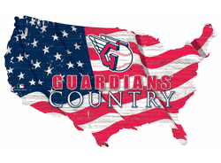 Cleveland Guardians USA Shape Flag Cutout