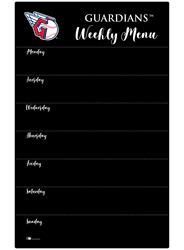 Cleveland Guardians Weekly Chalkboard with frame & clothespins 11x19 Sign