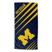 NCAA Michigan Wolverines Upward Jacquard Beach Towel