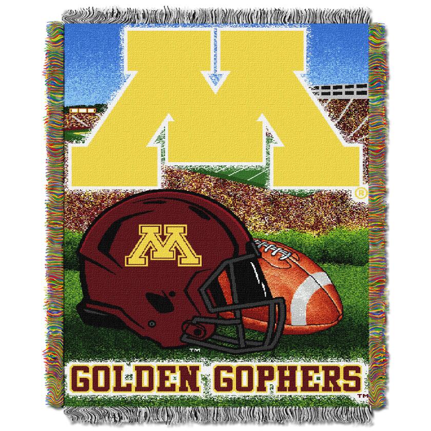 Northwest Minnesota Golden Gophers Tapestry Throw - Thumbnail 2