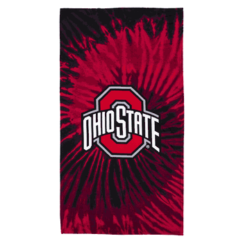NCAA Ohio State Buckeyes Pyschedelic Beach Towel