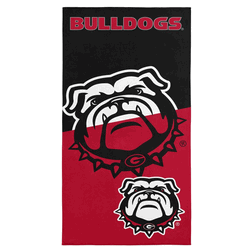 Collegiate Georgia Bulldogs Microfiber Beach Towel 30x60 inches