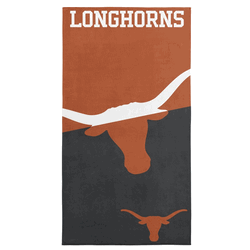Collegiate Texas Longhorns Microfiber Beach Towel 30x60 inches
