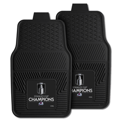 Colorado Avalanche 2022 Stanley Cup Championship 2-pc Vinyl Car Mat Set