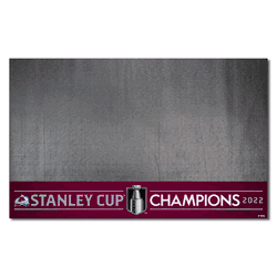 Colorado Avalanche 2022 Stanley Cup Championship Grill Mat