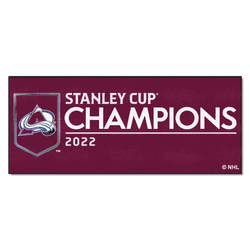 Colorado Avalanche 2022 Stanley Cup Championship Rink Runner