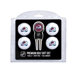 Colorado Avalanche 4 Ball Gift Set + Divot Tool & Marker