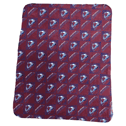Colorado Avalanche 50x60 Repeating Pattern Fleece Throw