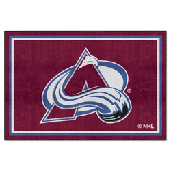Colorado Avalanche 5ft. x 8 ft. Plush Area Rug