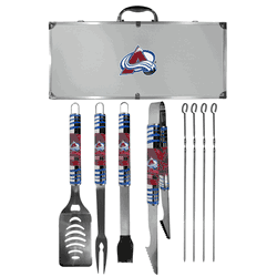 Colorado Avalanche 8 pc Tailgater BBQ Set