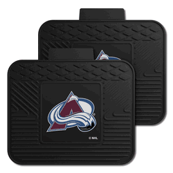 Colorado Avalanche Back Seat Car Utility Mats - 2 Piece Set