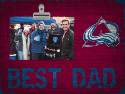 Colorado Avalanche Best Dad Clip Frame