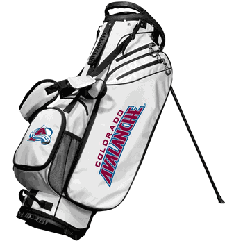 Colorado Avalanche Birdie Golf Stand Bag - White