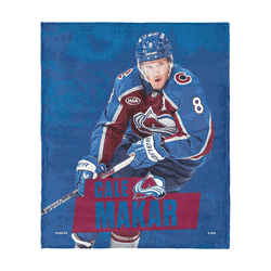 Colorado Avalanche Cale Makar NHL Silk Touch Throw Blanket 50X60 Inches