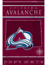 Colorado Avalanche Coordinates 17x26