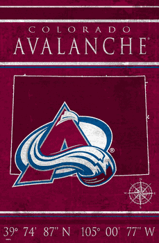Colorado Avalanche Coordinates 17x26