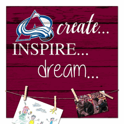 Colorado Avalanche Create, Inspire, Dream Sign